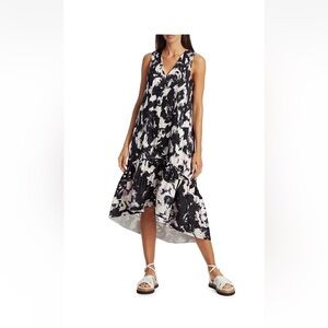3.1 Phillip Lim NWT a black abstract sleeveless Dress 4 -$795